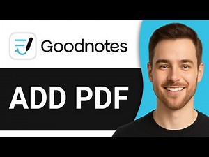 How to Add PDF in GoodNotes