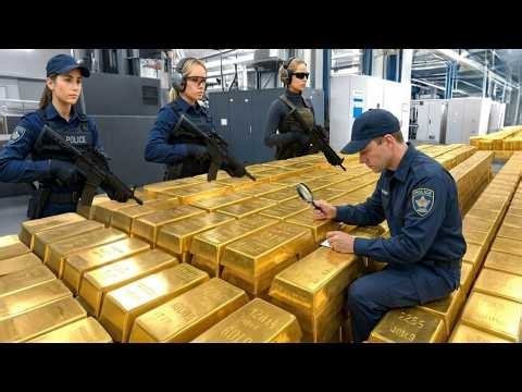 Inside the Gold Factory: Inside America's Most Secure Gold Vault at Fort Knox (Full Process)