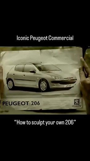 EVC - European Vintage Cars on Instagram: "Who remembers this iconic “Sculpting” Peugeot 206 commercial where an Indian man tries to recreate his dream car? The original advert was first released in 2003 and was filmed in Jaipur, India. 🎥 @peugeot #peugeot #peugeot206 #classiccars #vintagecars #cars #oldcars #carculture"