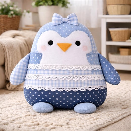 Penguin Plush Pillow Pattern PDF, 2 Sizes, Baby Gift, Nursery Decor - Etsy Canada