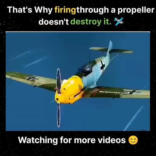 Howdothings Works on Instagram: "Early fighter planes prevented bullets from striking their own propellers by using a synchronization gear connected directly to the engine. This mechanism precisely timed each shot so the gun fired only in the split-second gaps between rotating propeller blades. Whenever a blade passed in front of the barrel, the gear temporarily blocked the gun from firing; when the space was clear, it allowed the bullet to exit safely. This mechanical timing let pilots shoot st