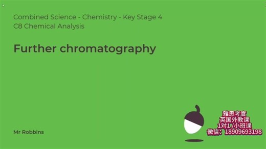 英国老师教GCSE化学-Interpreting_chromatograms
