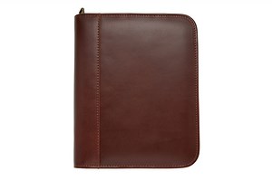 Aston Leather 20 Slot Pen Case - Cognac - The Goulet Pen Company