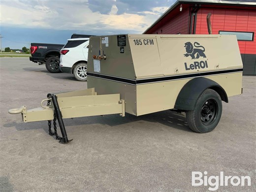 1997 CompAir LeROI Q185DJE 185 CFM Portable Air Compressor w/ Accessories | Construction