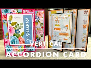 Vertical Accordion Card Tutorial with ​⁠‪@NitwitCollections‬