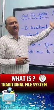 What is Traditional File System? Basic Concept | LT Grade & GIC Computer Science #computer #ict