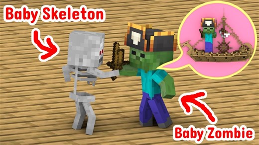 260K views · 5.7K reactions | Baby Zombie Need Help - Minecraft Animation #minecraft #minecraftmemes #minecraftvideos #minecrafte #minecraftbuild #minecraftclips #gaming #reels #twitch #tiktok | Baby Monster School | Facebook