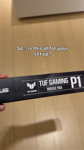 Just a mouse pad? 👀​ Nah. We've got TUF Gaming, fully loaded. 💥​ #relatable #gaming | ASUS