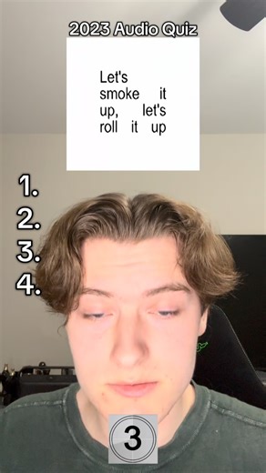 Seth on Instagram: "2023 Audio QUIZ #2023nostalgia #songs #musictrivia #finishthelyrics #challenge"