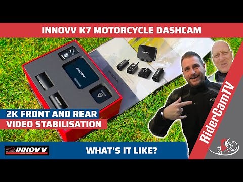 Innovv K7 Motorcycle Dashcam | 2K Front and rear and awesome image stabilisation!