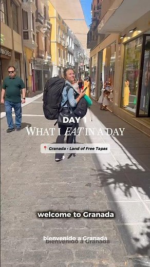 Day 1 of What I Eat in A Day in Granada (the land of free tapas!) 🇪🇸