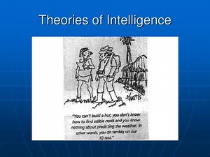 Theories of Intelligence - SlideServe