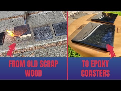 How to Make Burned Wood Coasters with Pyrography and Epoxy Resin: Step-by-Step Guide