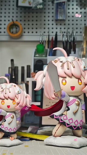 Mingchao Little Savior Amis Q Version 8cm PVC Center Console Two-dimensional Figure Model Deskto