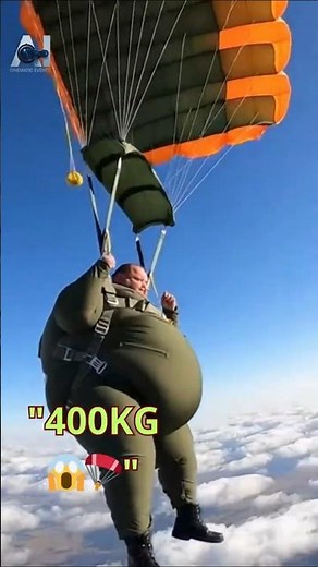 WHAT HAPPENS When a 1,760lb MAN Jumps With a Parachute? UNBELIEVABLE