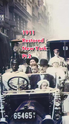 1911 Restored Footage: A Trip Through New York City