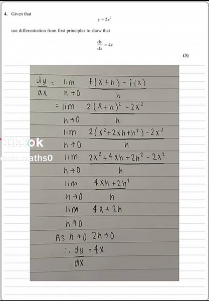 A-Level Maths: Achieve Top Marks in Differentiation