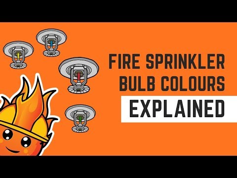 Why Fire Sprinklers Use Different Coloured Bulbs