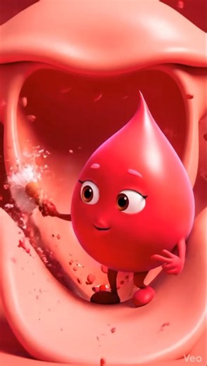 Period Flow Explained 🩸 Inside Uterus Animation | Natural Body Process