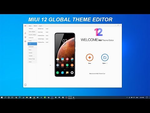Design Your Own MIUI 12 Themes | Download New MIUI Theme Editor For PC [English Version]