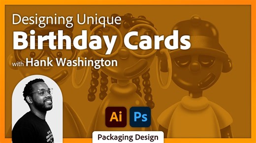 How to Design a Digital Birthday Card in Illustrator with Hank Washington