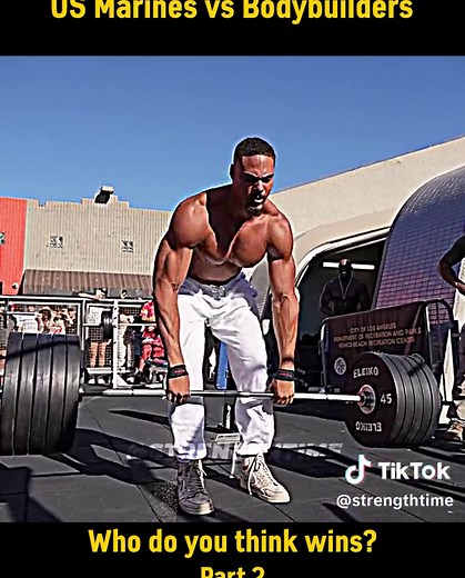 US Marines vs Bodybuilders Challenge | Bench Press Battle