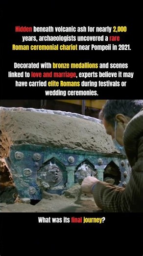 2,000-Year-Old Roman Chariot Found in Pompeii