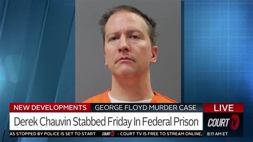 Derek Chauvin Stabbed Friday in Federal Prison