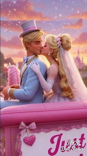 Barbie and Ken’s First Wedding Kiss! 💖💍 | HK'S Doll Stories