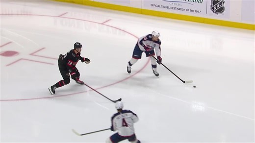 Severson rips in a one-timer