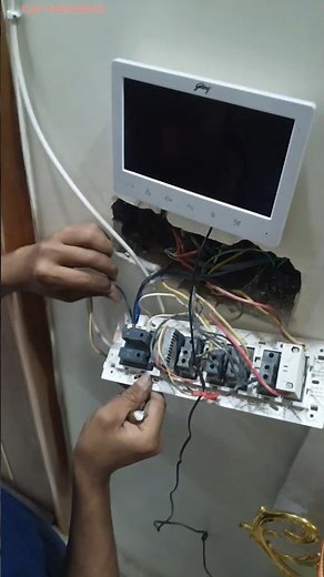👨‍🔧(EZVIZ H6CPRO) CAMERA/SUCCESSFULLY INSTALL/ WITH DIRECT ELECTRIC CONNECTION🔥 #hikvision #shorts
