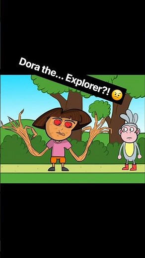 Dora the... Explorer?! 🤨 #animation #animator #funnyanimation #doratheexplorer