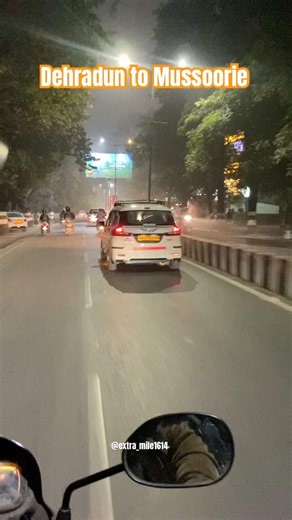 Dehradun to Mussoorie Trip at night #trending #travel #love #mussoorie #uttarakhand