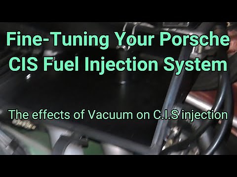 How to Fine Tune Your Porsche CIS Fuel Injection