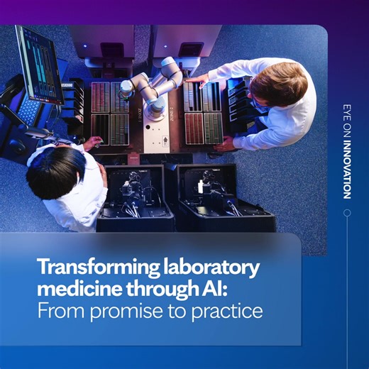 Artificial intelligence is reshaping laboratory medicine as a practical tool, improving diagnostics, workflows, and quality. Learn how Mayo Clinic Laboratories is implementing AI-driven solutions to enhance precision and reduce turnaround times. https://bit.ly/4oOvRCM | Mayo Clinic Laboratories | Facebook