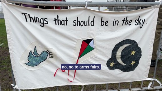 The arms trade is a root cause of human suffering, facilitating deadly conflict and the suppression of human rights around the world. Quakers joined other peace campaigners in two days of protest to draw attention to a controversial arms fair hosted by Birmingham's National Exhibition Centre (NEC). Video credit: Zoe Broughton https://www.quaker.org.uk/news-and-events/news/peace-campaigners-protest-arms-fair-at-birmingham-nec | Quakers in Britain