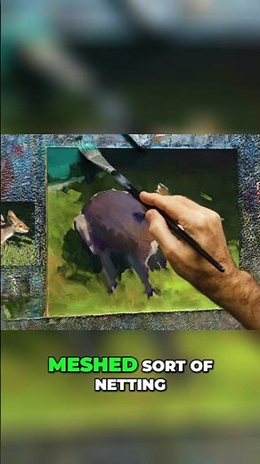 Painting Shadows: Mastering Difficult Backgrounds in Art #shorts