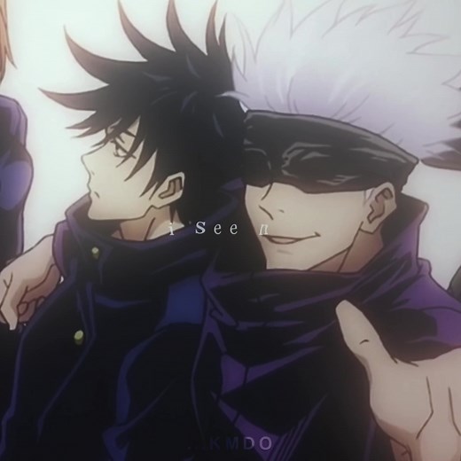 GOJO and MEGUMI: Dynamic Duo in Jujutsu Kaisen Anime Edit