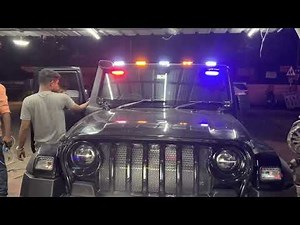 Hella black magic 3.2 cube & mini led bar spot Modified thar with hella pod light. #thar #hella