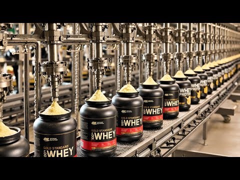 Inside a Whey Protein Factory From Milk to Powder! | Full Production Process