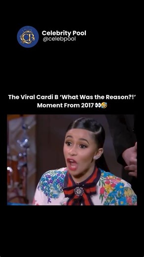 Celebrity Pool on Instagram: "Cardi B delivered one of her most iconic and unforgettable moments during the Love & Hip Hop: New York Season 7 reunion — a scene that perfectly captured her bold, hilarious, and unapologetic personality. 😂🔥 Her quick wit, expressive reactions, and unfiltered attitude instantly turned the moment into meme gold, spreading across social media and reminding fans why Cardi has become a pop culture powerhouse. From her reality TV days to global superstardom, this clip 