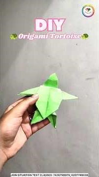 NIFT SITUATION TEST PREPARATION | TOPIC: ORIGAMI TORTOISE | ARTISTIC ZONE | 7428790079