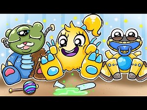 Hoola, Nitebear & Wubbox Turn into Baby - My Singing Monsters Animation