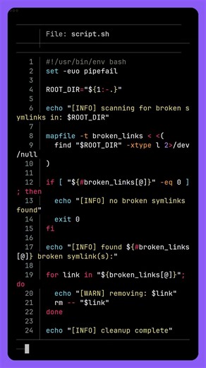 Fix Broken Symlinks Fast (Linux CLI)