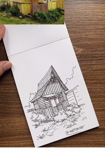 Sketch with me: A Tiny House