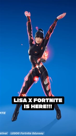 GamingDose on Instagram: "Now you can now unlocked @lalalalisa_m skins with her cat Louis in Fortnite. Along with two FUTW and Rockstar emote. #lisa #lalisa #fortnite #futw #rockstar #lisamanoban #lloud"