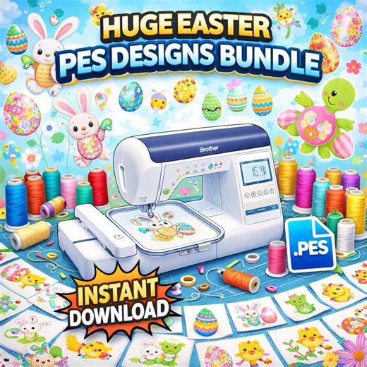 Easter PES Embroidery Designs Bundle | Easter Embroidery Files | Machine Embroidery Designs | Instant Download - Etsy