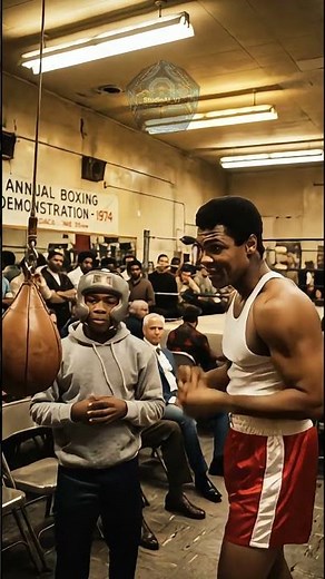 Muhammad Ali Shows Student REAL Speed on Heavy Bag | AI Boxing Short"