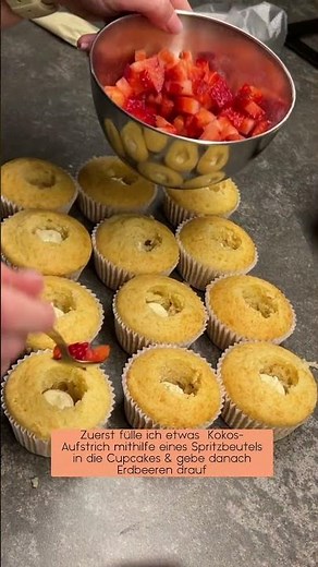 Fill and decorate baby shower cupcakes 🧁