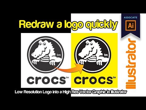 How to Redraw a Logo - Adobe Illustrator Tutorial